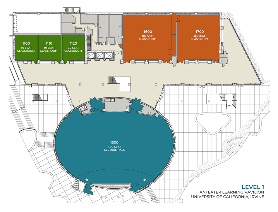 Floor Plan of the ALP - Level 1